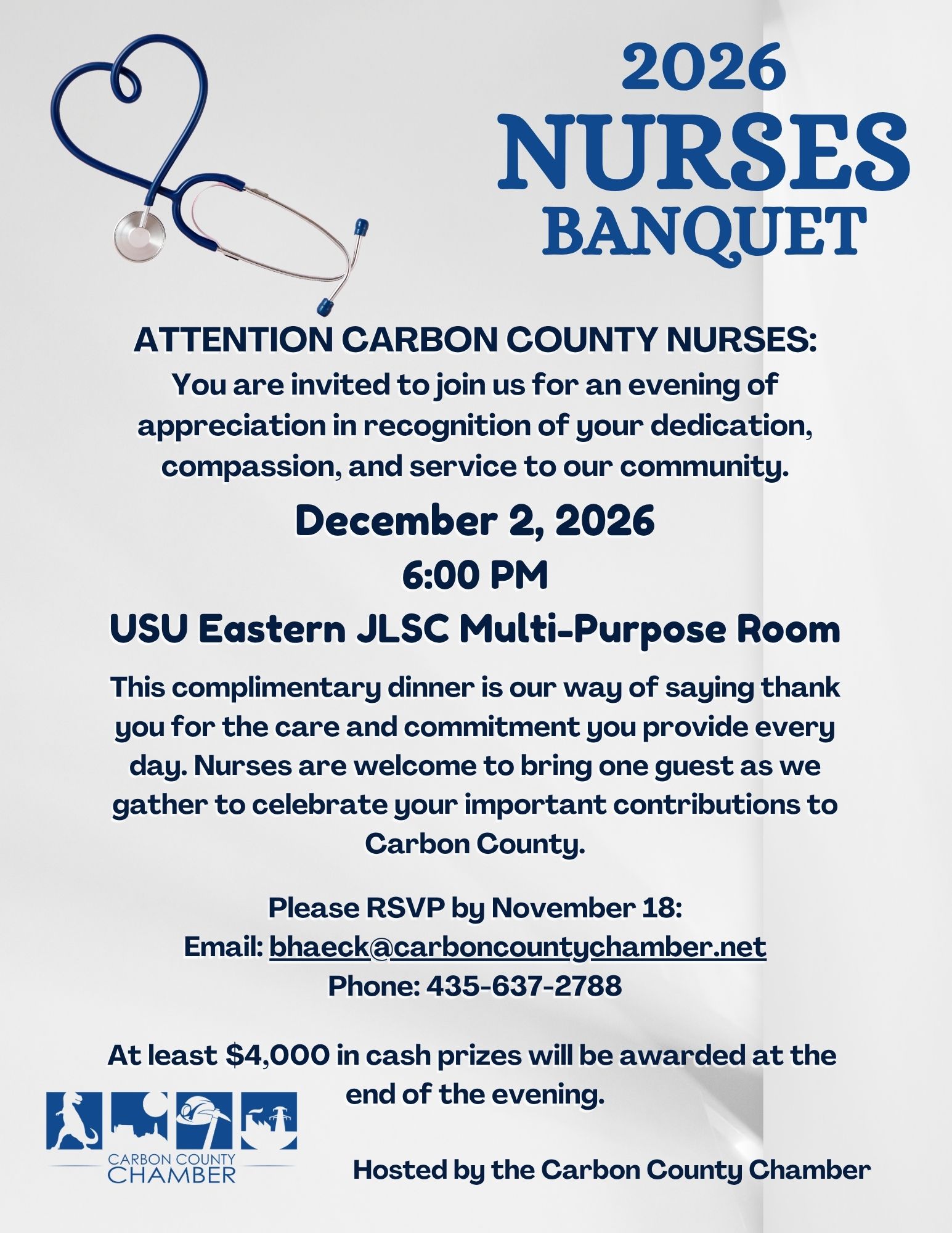 Nurses Banquet Invitation Flyer