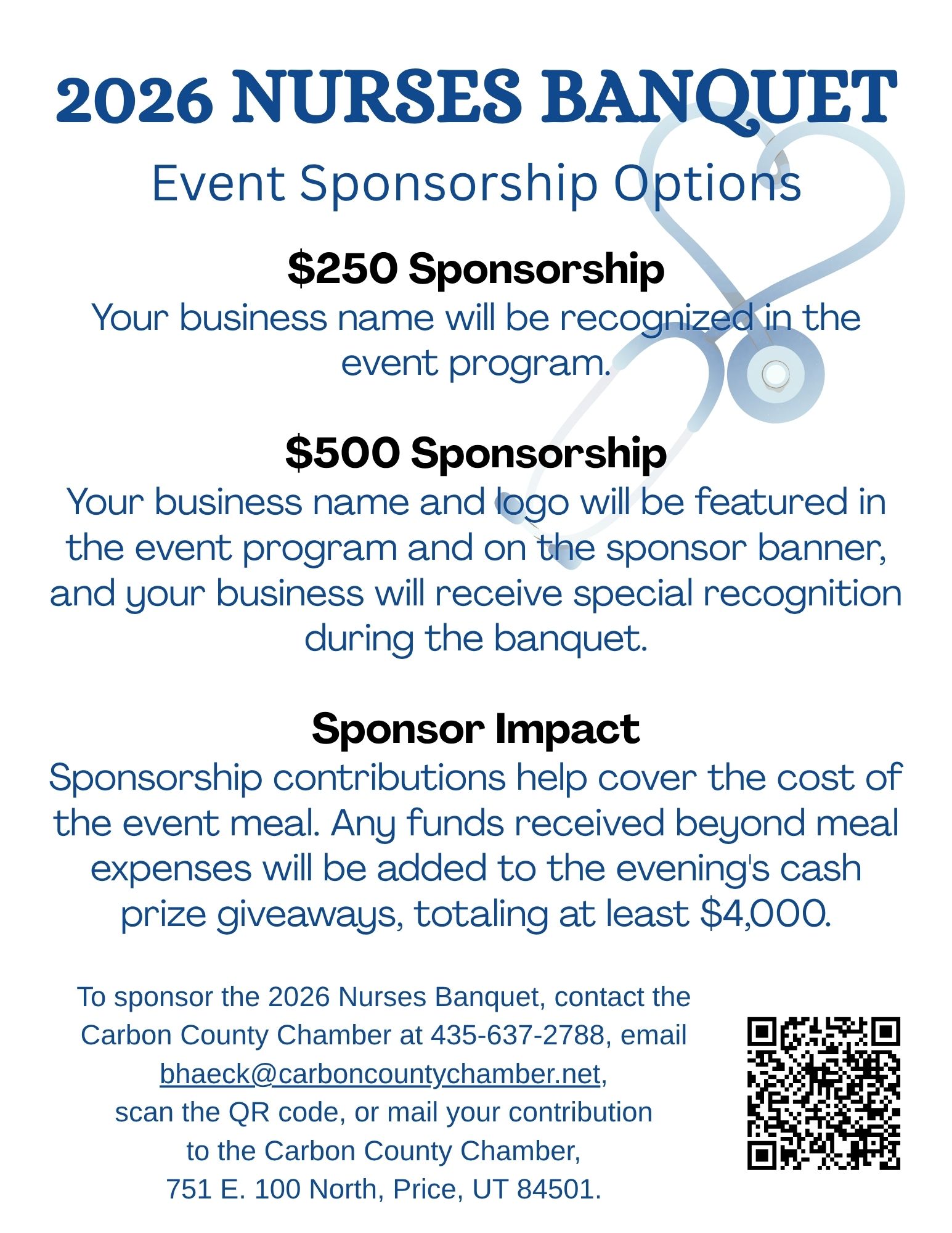 Nurses Banquet Sponsorship